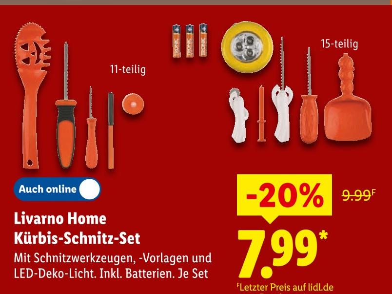 Kürbis-Schnitz-Set