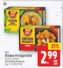 Chicken-Fertiggerichte von Iglo für 2,99 € bei E center im Angebot Chicken-Fertiggerichte von Iglo im aktuellen E center Prospekt