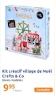 Promo Kit créatif village de Noël à 9,95 € dans le catalogue Action à Persan