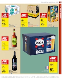 Offre Bière dans le catalogue Carrefour du moment à la page 49