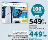 Console Standard PS5 Edition Fortnite Flowering Chaos - Sony - Super U à Colomiers Console Standard PS5 Edition Fortnite Flowering Chaos - Sony en promo chez Super U Colomiers à 449,99 €
