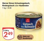 Schweinegulasch Angebote von Werner Simon bei GLOBUS Willich für 2,49 €