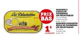 Sardines à l'huile de tournesol - Les Delectables - Super U à Perpignan Sardines à l'huile de tournesol - Les Delectables en promo chez Super U Perpignan à 1,00 €