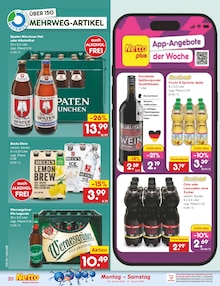 Bier im Netto Marken-Discount Prospekt "Aktuelle Angebote" mit 57 Seiten (Rostock)