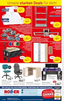 Bettdecke im aktuellen ROLLER Prospekt (Duisburg) Bettdecke im ROLLER Prospekt "DURCH GEDREHTE KĂśCHENDEALS" mit 16 Seiten (Duisburg)