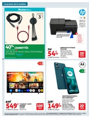 Promos Téléphonie dans le catalogue "LES TOPS DE LA RENTRÉE" de Auchan Hypermarché à la page 60