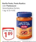 Pesto, Pesto Rustico oder Pastasauce im Angebot bei GLOBUS in Koblenz Pesto, Pesto Rustico oder Pastasauce Angebote von Barilla bei GLOBUS Koblenz für 1,89 €