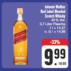 Red Label Blended Scotch Whisky Angebote von Johnnie Walker bei EDEKA Altenburg für 9,99 €