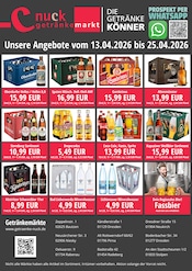 Aktueller Nuck Getränke Prospekt mit Cola, "DIE GETRÄNKEKÖNNER", Seite 2