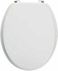 Abattant WC Palmi blanc en bois moulé - GOODHOME en promo chez Castorama Pessac à 16,90 €