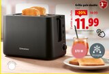Grille-pain double - SILVERCREST - Lidl à Nîmes Grille-pain double - SILVERCREST en promo chez Lidl Nîmes à 11,99 €