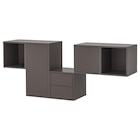 Schrankkombination für Wandmontage dunkelgrau Angebote von EKET bei IKEA Emden für 160,00 €