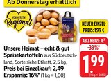 Speisekartoffeln Angebote von Unsere Heimat bei EDEKA Freiburg für 1,99 €
