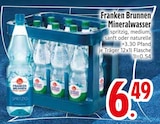 Mineralwasser im Angebot bei EDEKA in Ravensburg Mineralwasser Angebote von Franken Brunnen bei EDEKA Ravensburg für 6,49 €