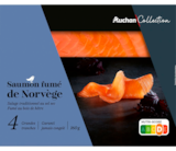 SAUMON FUMÉ DE NORVÈGE AUCHAN COLLECTION en promo chez Auchan Hypermarché Perpignan à 7,49 €