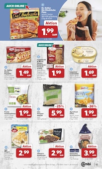 Pizza Angebot im combi Prospekt, gültig von 23.03.2026 bis 28.03.2026 Pizza Angebot im aktuellen combi Prospekt auf Seite 11
