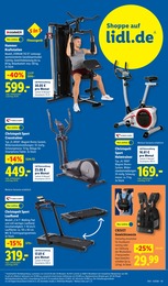 Lidl Crosstrainer im Prospekt 