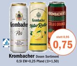 Dosen Sortiment Angebote von Krombacher bei aktiv & irma Oldenburg für 0,75 €