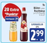 Blütensirup oder Fruchtsirup von Yo im aktuellen EDEKA Prospekt für 2,99 €