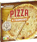 Pizza feu de bois 4 Fromages surgelée - CASINO en promo chez Casino Supermarchés Perpignan à 2,20 €