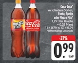 Coca-Cola verschiedene Sorten im Angebot bei EDEKA in Ilmenau Coca-Cola verschiedene Sorten Angebote von Coca-Cola bei EDEKA Ilmenau für 0,99 €