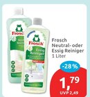 Neutral- oder Essig Reiniger von Frosch für 1,79 € bei budni im Angebot Neutral- oder Essig Reiniger von Frosch im aktuellen budni Prospekt