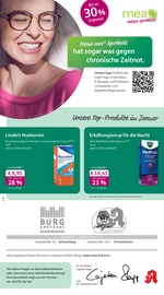mea - meine apotheke Apotheken Prospekt der aktuellen Woche mit 4 Seiten, gültig von 01.01.2026 bis 31.01.2026, in Lauterbach und Umgebung Aktueller mea - meine apotheke Apotheken Prospekt in Lauterbach und Umgebung, "Unsere Januar-Angebote" mit 4 Seiten, 01.01.2026 - 31.01.2026