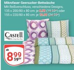 Mikrofaser-Seersucker-Bettwäsche Angebote von Castell bei GLOBUS Amberg für 8,99 €