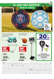 Prix et réduction Ballon dans le prospectus Carrefour Market en cours Offre Ballon dans le catalogue Carrefour Market du moment à la page 15