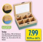 Teebox Angebote von Kesper bei diska Weiden für 7,99 €