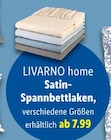 Satin-Spannbettlaken Angebote von LIVARNO home bei Lidl Goslar für 7,99 €