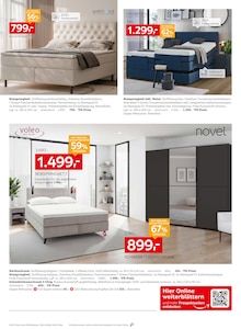 Bett im aktuellen XXXLutz Möbelhäuser Prospekt (Neuss) Bett im XXXLutz Möbelhäuser Prospekt "RED SHOPPING WEEK" mit 36 Seiten (Neuss)