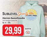 Herren-Sweathoodie Angebote von Sublevel Sports bei Kaufhaus Stolz Neumünster für 29,99 €