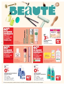 Catalogue Auchan Hypermarché de la semaine 25, "BEAUTÉ", page 2, 16/06/2026 - 28/06/2026 Prospectus Auchan Hypermarché en cours, "BEAUTÉ", page 2 sur 58