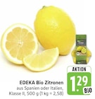 Bio Zitronen bei EDEKA im Geislingen Prospekt für 1,29 €
