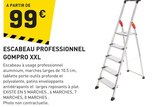 Promo Escabeau Professionnel Gompro XXL à 99,00 € dans le catalogue Tout Faire à Marcellaz-Albanais