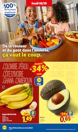 Prix et réduction Banane dans le prospectus Lidl en cours Offre Banane dans le catalogue Lidl du moment à la page 2