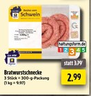 Bratwurtschnecke im Angebot bei EDEKA in Gelsenkirchen Bratwurtschnecke Angebote von Ein Herz für Erzeuger bei EDEKA Gelsenkirchen für 2,99 €