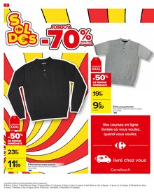 Promo Polo Homme dans le catalogue Carrefour du moment à la page 4