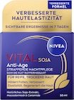 Vital Soja Anti-Age LSF 30, Schützende Tagespflege oder Nachtpflege im Rossmann Prospekt Vital Soja Anti-Age LSF 30, Schützende Tagespflege oder Nachtpflege von Nivea im aktuellen Rossmann Prospekt für 10,45 €