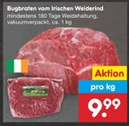 Bugbraten vom Irischen Weiderind Angebote bei Netto Marken-Discount Hannover für 9,99 €