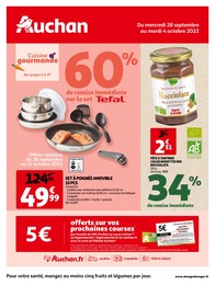 Catalogue Auchan à Arras, avec 72 pages Prospectus Auchan à Arras, "Auchan", 72 pages, 28/09/2022 - 04/10/2022