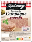 Terrine de Campagne Dorée au Four - MADRANGE - Intermarché Super à Bergerac Terrine de Campagne Dorée au Four - MADRANGE en promo chez Intermarché Super Bergerac à 0,39 €