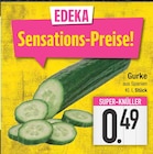 E center Miesbach - Gurke Angebot im Prospekt Gurke bei E center im Miesbach Prospekt für 0,49 €