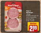 Aktuelles Plant 'n' Beef Burger Angebot bei REWE in Krefeld ab 2,99 €