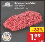 Schweine-Hackfleisch im Angebot bei Netto Marken-Discount in Wolfenbüttel Schweine-Hackfleisch Angebote von Gut Ponholz bei Netto Marken-Discount Wolfenbüttel für 1,99 €