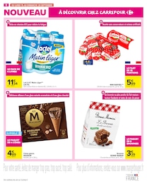 Prix et réduction Glace dans le prospectus Carrefour Market en cours Offre Glace dans le catalogue Carrefour Market du moment à la page 10