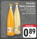 E center Rhede - Genuss Limonade Angebot im Prospekt Genuss Limonade bei E center im Rhede Prospekt für 0,89 €