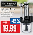 Stabmixer 3-in-1 im Angebot bei Kaufhaus Stolz in Neumünster Stabmixer 3-in-1 Angebote von MICHELINO bei Kaufhaus Stolz Neumünster für 19,99 €