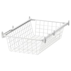 Drahtkorb mit Auszugschiene weiß 40x62 cm im IKEA Prospekt Drahtkorb mit Auszugschiene weiß 40x62 cm von ALTARLIDEN im aktuellen IKEA Prospekt für 8,00 €